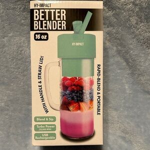 HY-IMPACT Green Portable Blender 16 oz